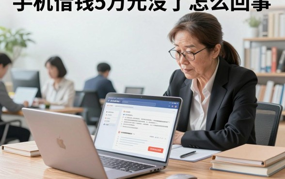 手机借钱5万元没了怎么回事,网上借钱钱没到账还需要还款吗