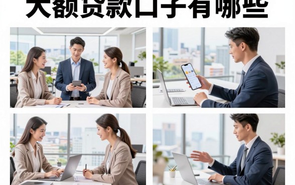 大额贷款口子有哪些,2026年可靠的大额贷款口子哪里找