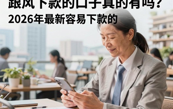 跟风下款的口子真的有吗?2026年最新容易下款的口子推荐