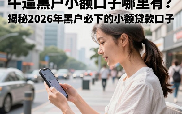牛逼黑户小额口子哪里有？揭秘2026年黑户必下的小额贷款口子