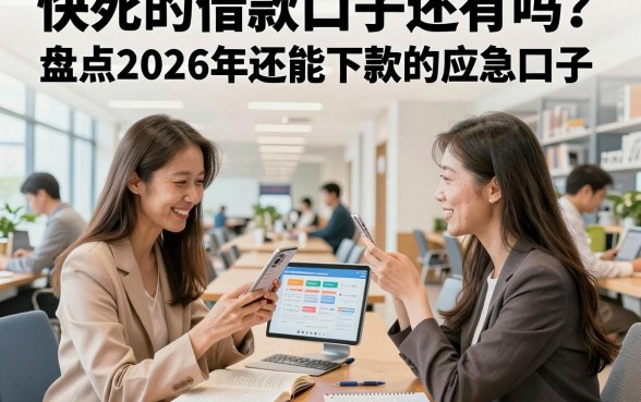 快死的借款口子还有吗?盘点2026年还能下款的应急口子