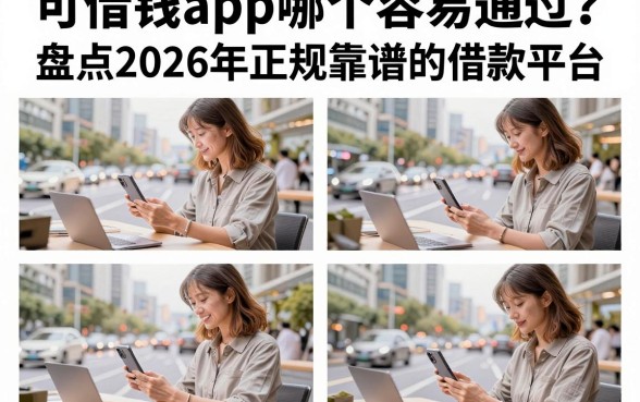 可借钱app哪个容易通过?盘点2026年正规靠谱的借款平台
