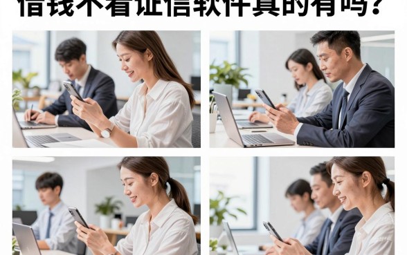 借钱不看证信软件真的有吗?2026靠谱的不看征信贷款平台推荐