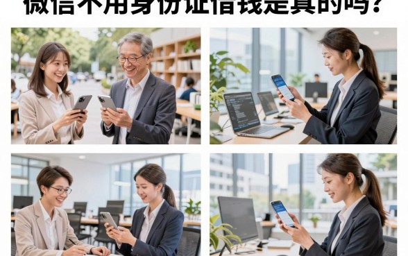 微信不用身份证借钱是真的吗?盘点无需实名认证的借款平台