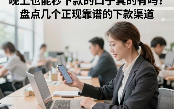 晚上也能秒下款的口子真的有吗？盘点几个正规靠谱的下款渠道