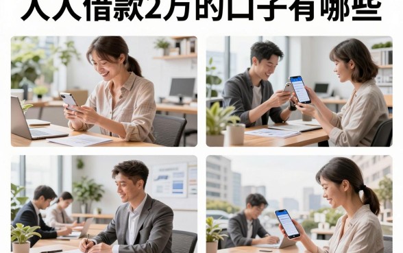 人人借款2万的口子有哪些，哪里能快速借到2万不看征信？