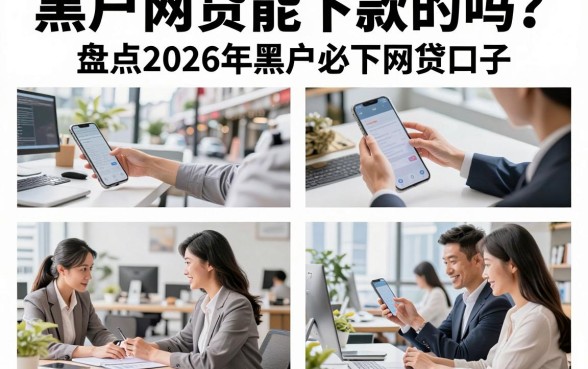 黑户网贷能下款的吗?盘点2026年黑户必下网贷口子