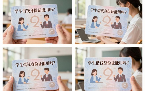 学生借钱身份证能用吗?学生拿身份证借钱安全吗