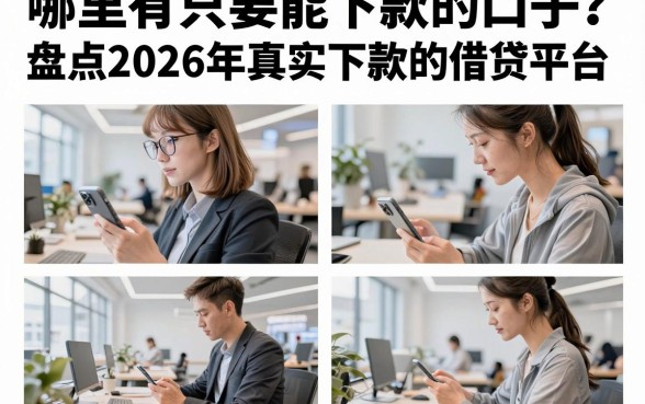 哪里有只要能下款的口子?盘点2026年真实下款的借贷平台