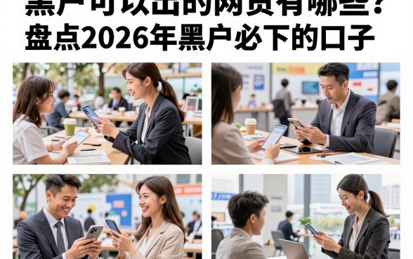 黑户可以出的网贷有哪些？盘点2026年黑户必下的口子