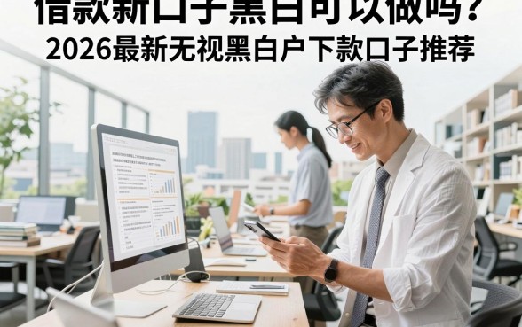 借款新口子黑白可以做吗?2026最新无视黑白户下款口子推荐