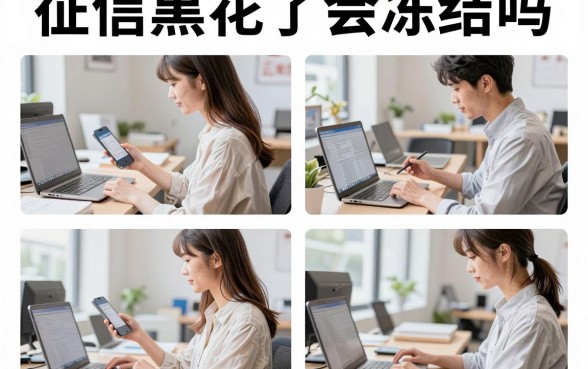 征信黑花了会冻结吗，征信黑了银行卡会被冻结吗