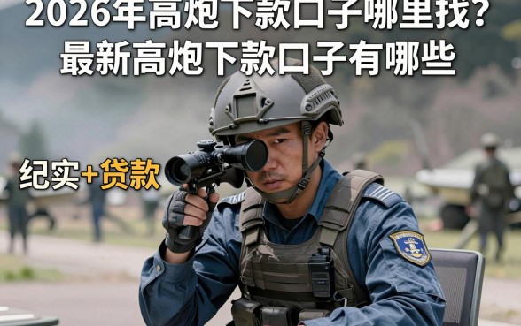 2026年高炮下款口子哪里找？最新高炮下款口子有哪些