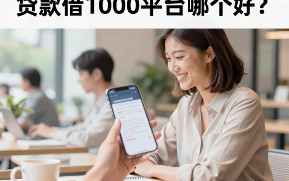 贷款借1000平台哪个好?正规小额贷款平台推荐