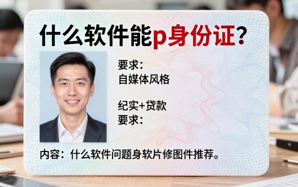 什么软件能p身份证？身份证照片修图软件推荐