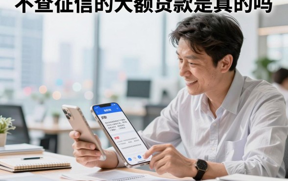 不查征信的大额贷款是真的吗,哪里能借到正规的大额贷款