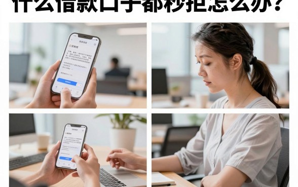 什么借款口子都秒拒怎么办？为什么申请网贷总是被拒？