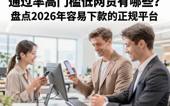 通过率高门槛低网贷有哪些？盘点2026年容易下款的正规平台