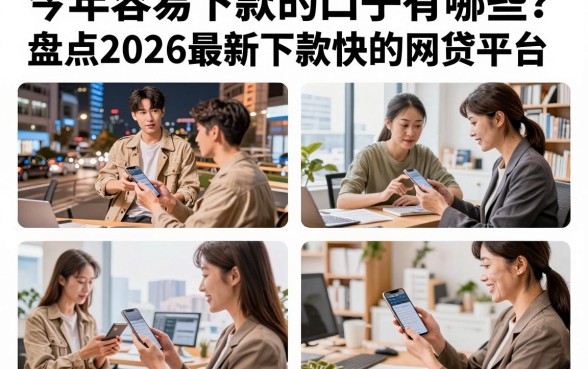 今年容易下款的口子有哪些?盘点2026最新下款快的网贷平台