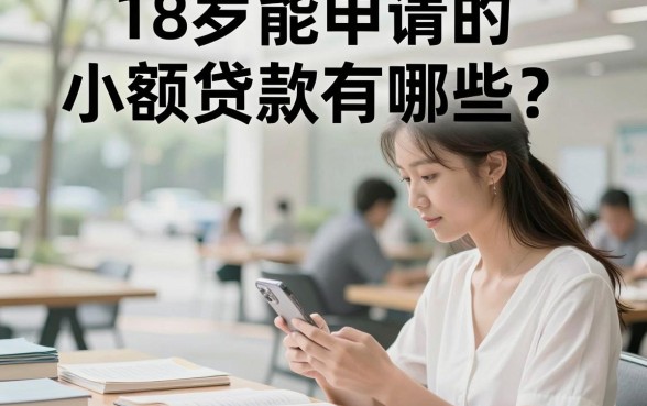 18岁能申请的小额贷款有哪些?正规平台盘点