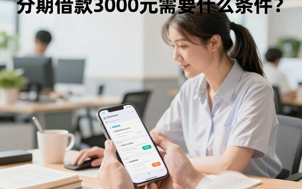 分期借款3000元需要什么条件?哪个平台容易下款?