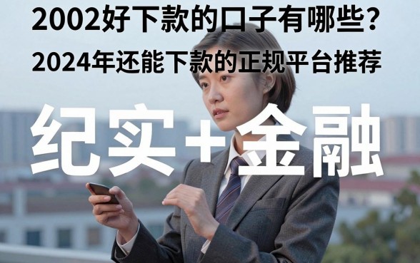 2002好下款的口子有哪些？2024年还能下款的正规平台推荐