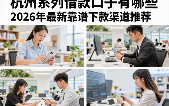 杭州系列借款口子有哪些，2026年最新靠谱下款渠道推荐