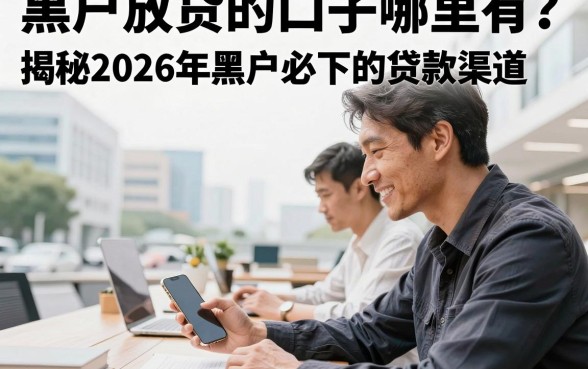 黑户放贷的口子哪里有?揭秘2026年黑户必下的贷款渠道