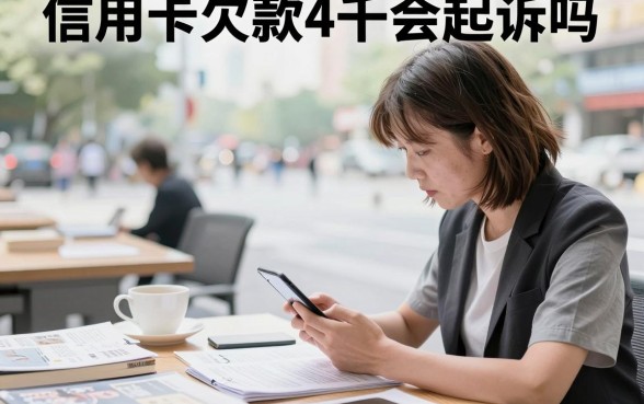 信用卡欠款4千会起诉吗，欠信用卡4000元多久会被起诉