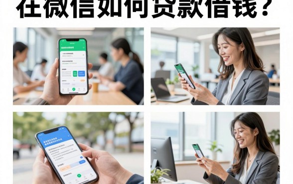 在微信如何贷款借钱?正规靠谱的小额贷款平台推荐