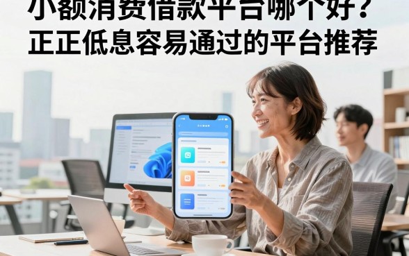小额消费借款平台哪个好?正规低息容易通过的平台推荐