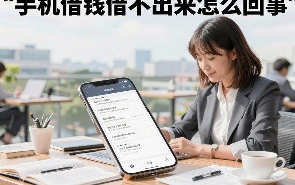 手机借钱借不出来怎么回事，为什么手机贷款申请被拒秒拒