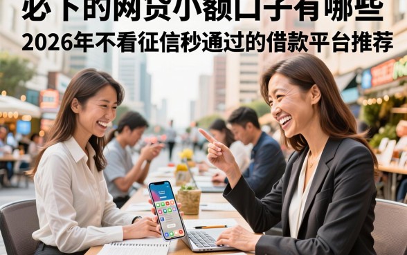 必下的网贷小额口子有哪些，2026年不看征信秒通过的借款平台推荐