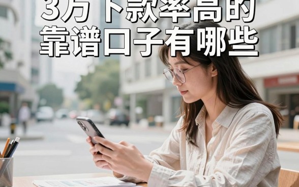 3万下款率高的靠谱口子有哪些，哪里能找到容易下款的贷款平台