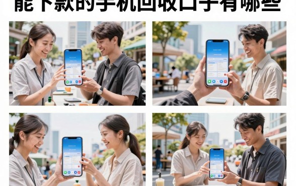 能下款的手机回收口子有哪些，2026年靠谱的手机回收放款平台推荐