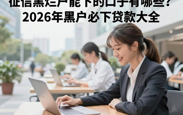 征信黑烂户能下的口子有哪些?2026年黑户必下贷款大全
