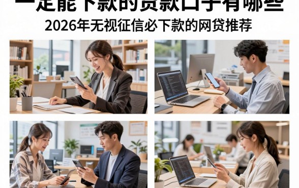 一定能下款的贷款口子有哪些，2026年无视征信必下款的网贷推荐