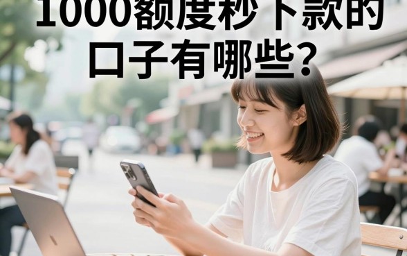 1000额度秒下款的口子有哪些?正规靠谱的平台推荐