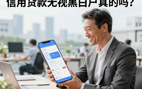 信用贷款无视黑白户真的吗?哪些平台不看征信容易下款?