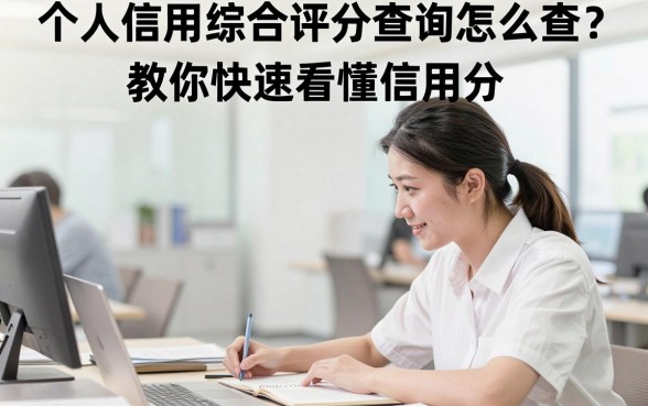 个人信用综合评分查询怎么查?教你快速看懂信用分