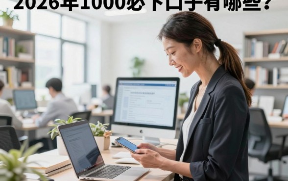 2026年1000必下口子有哪些？征信花哪里能借到钱？