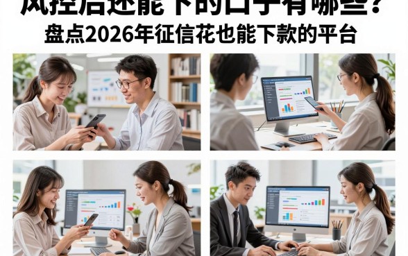 风控后还能下的口子有哪些?盘点2026年征信花也能下款的平台