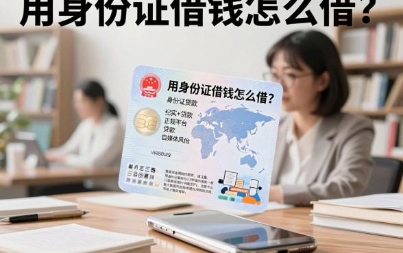 用身份证借钱怎么借？身份证贷款正规平台推荐