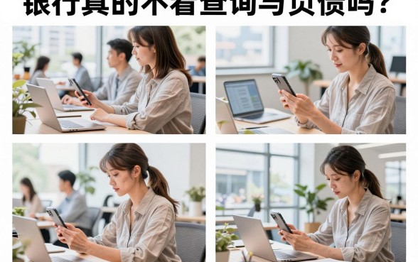 银行真的不看查询与负债吗?征信花负债高哪里能贷到款
