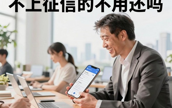 不上征信的不用还吗,不上征信的贷款可以不还吗