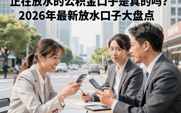 正在放水的公积金口子是真的吗?2026年最新放水口子大盘点