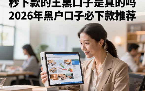 秒下款的王黑口子是真的吗，2026年黑户口子必下款推荐