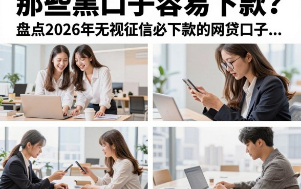 那些黑口子容易下款？盘点2026年无视征信必下款的网贷口子