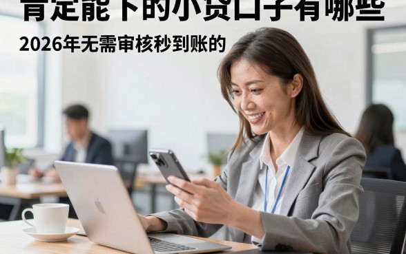 肯定能下的小贷口子有哪些，2026年无需审核秒到账的正规平台推荐