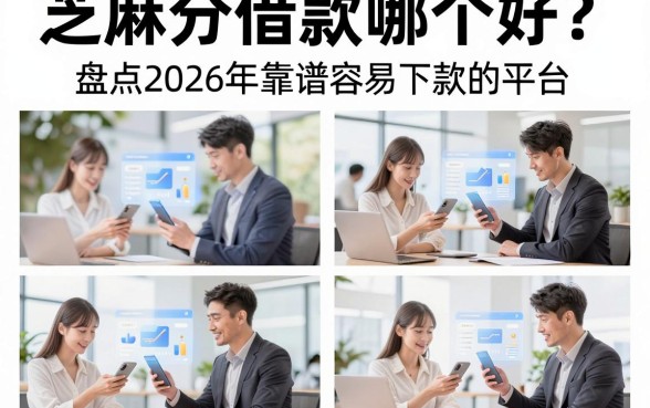 芝麻分借款哪个好？盘点2026年靠谱容易下款的平台